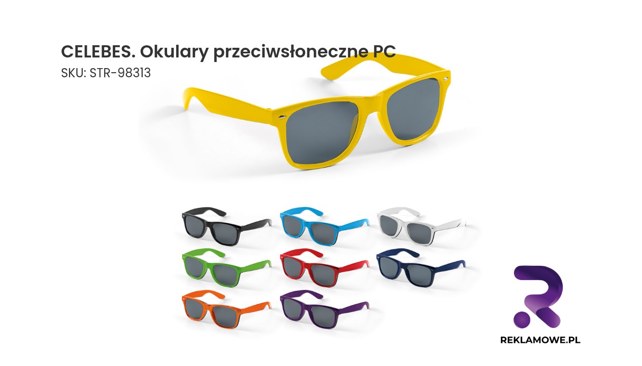 CELEBES. Okulary przeciwsłoneczne PC Okulary przeciwsłoneczne CELEBES na modelu