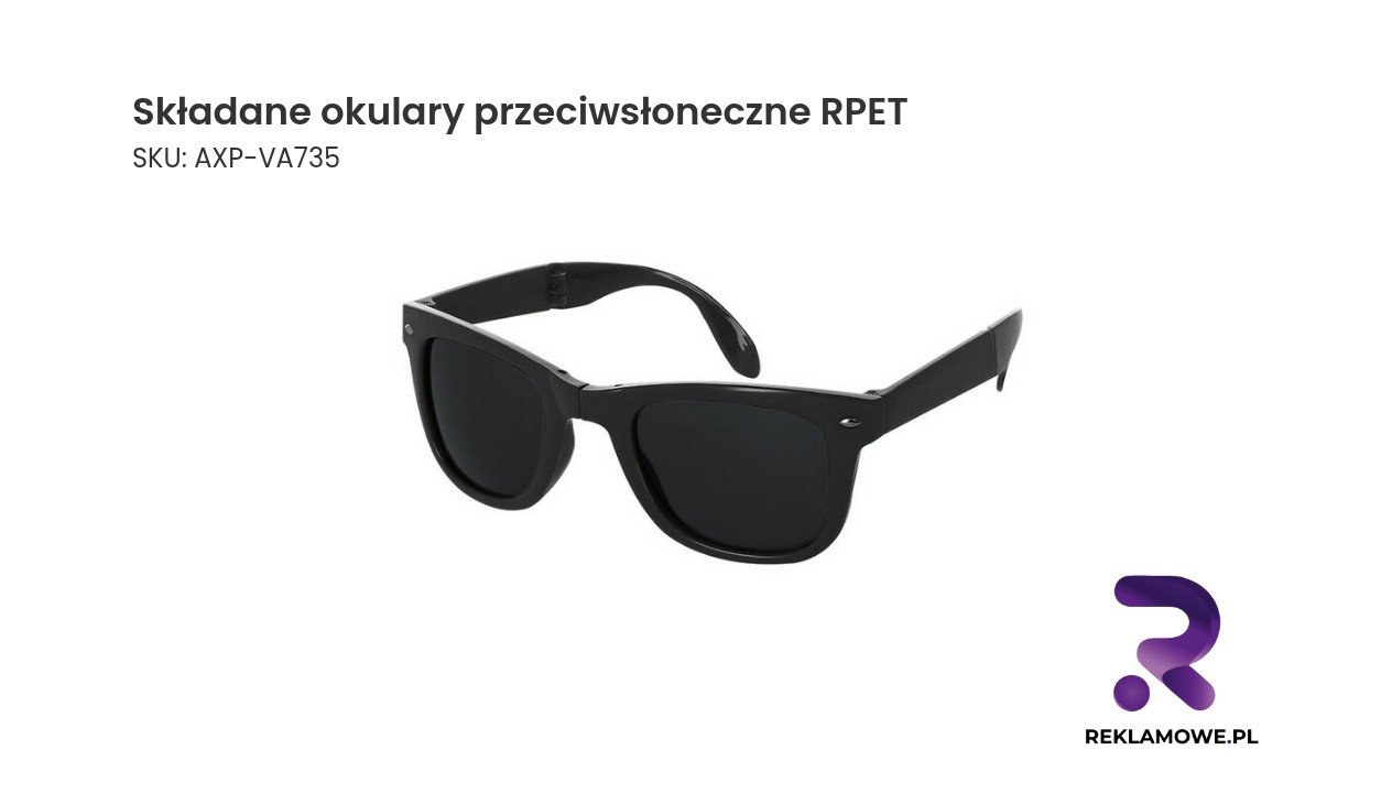 Składane okulary przeciwsłoneczne z materiału RPET