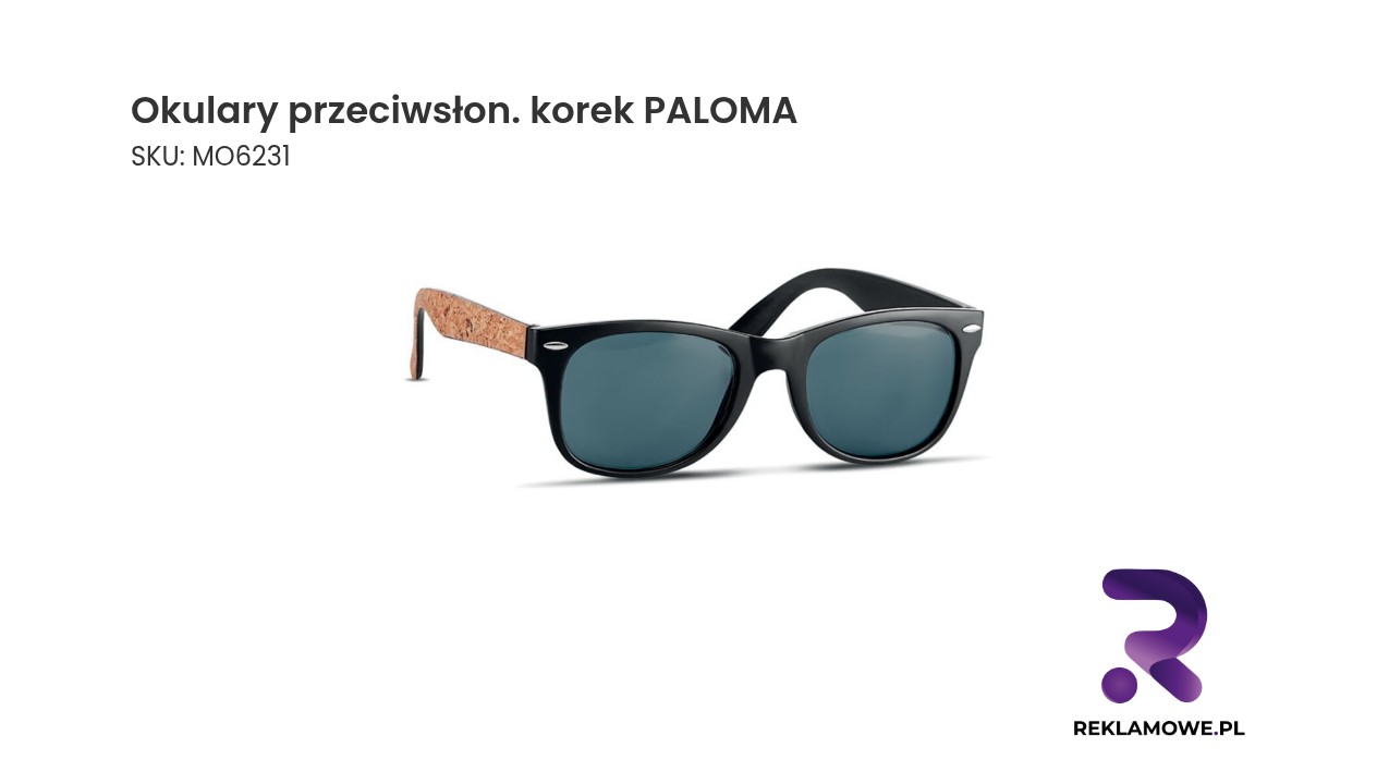 Okulary przeciwsłon., korek PALOMA Okulary przeciwsłoneczne korek PALOMA