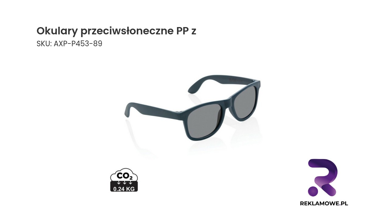 Okulary przeciwsłoneczne, PP z recyklingu Okulary przeciwsłoneczne wykonane z recyklingowanego materiału PP